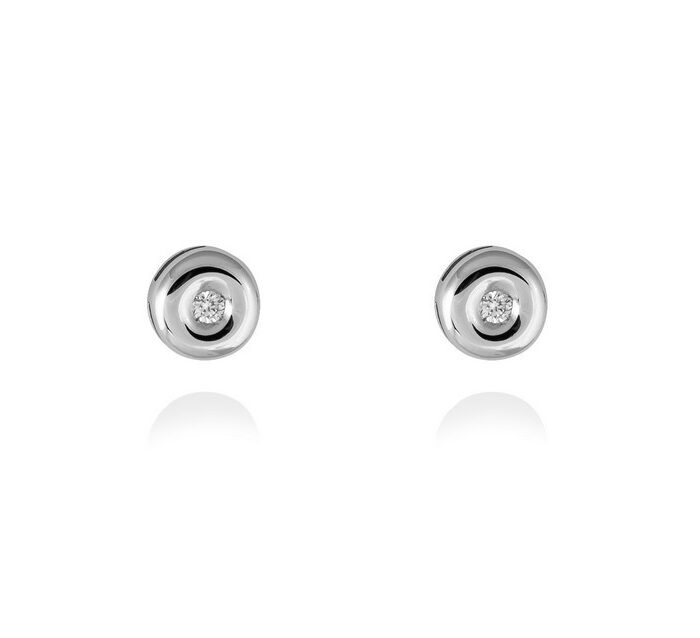 Pendientes en Oro 18Kt. y diamantes