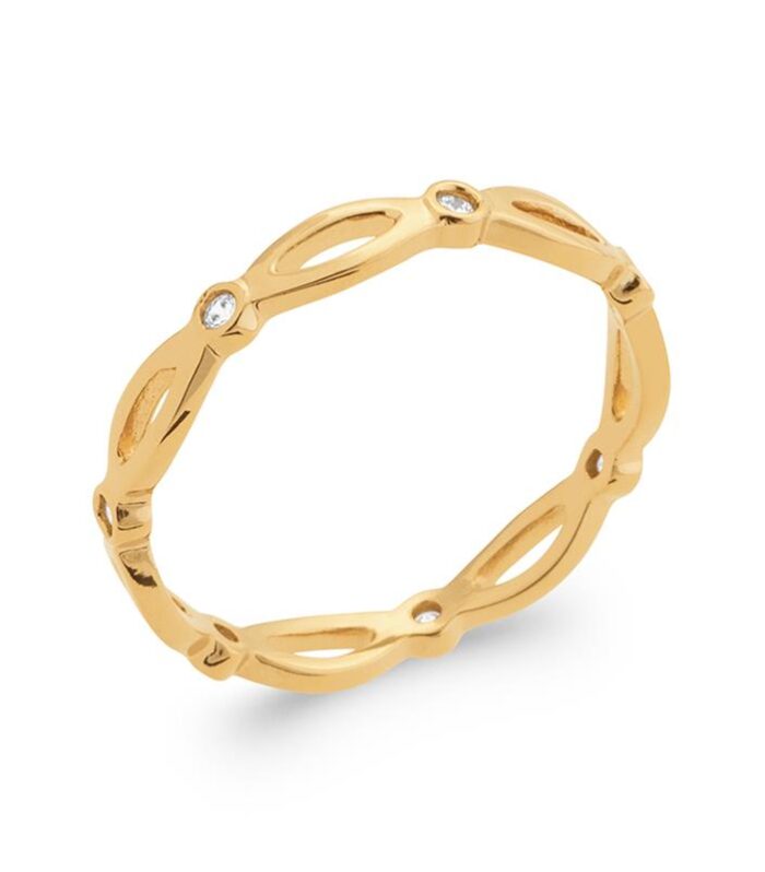 Anillo en plaqué or