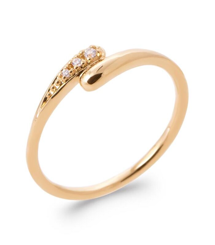 Anillo en plaqué or