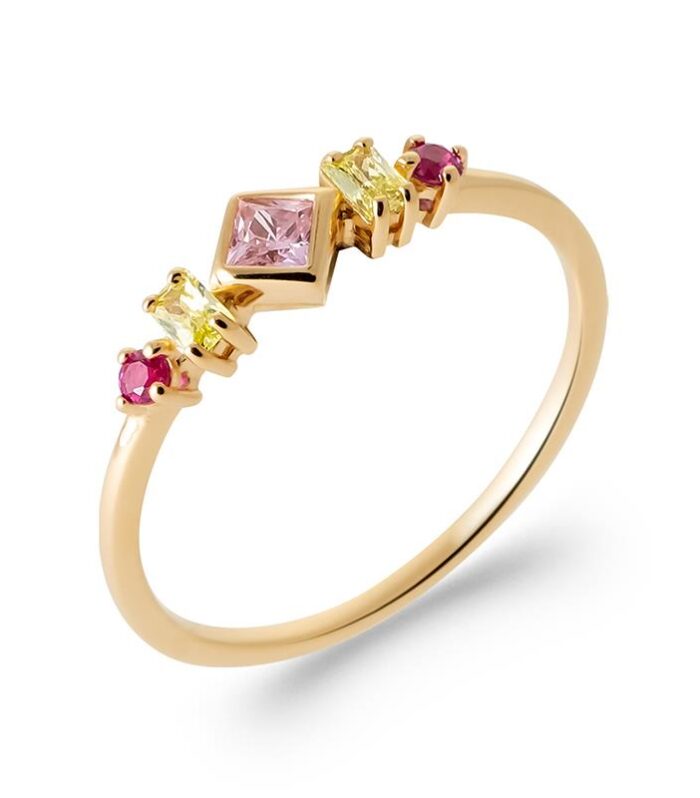Anillo en plaqué or