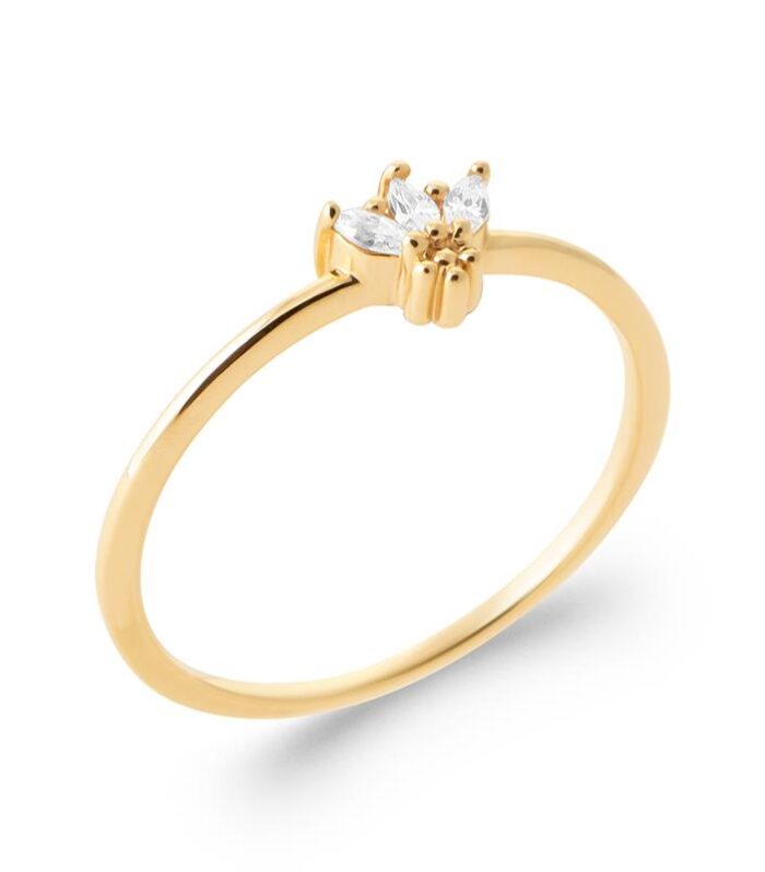 Anillo en plaqué or