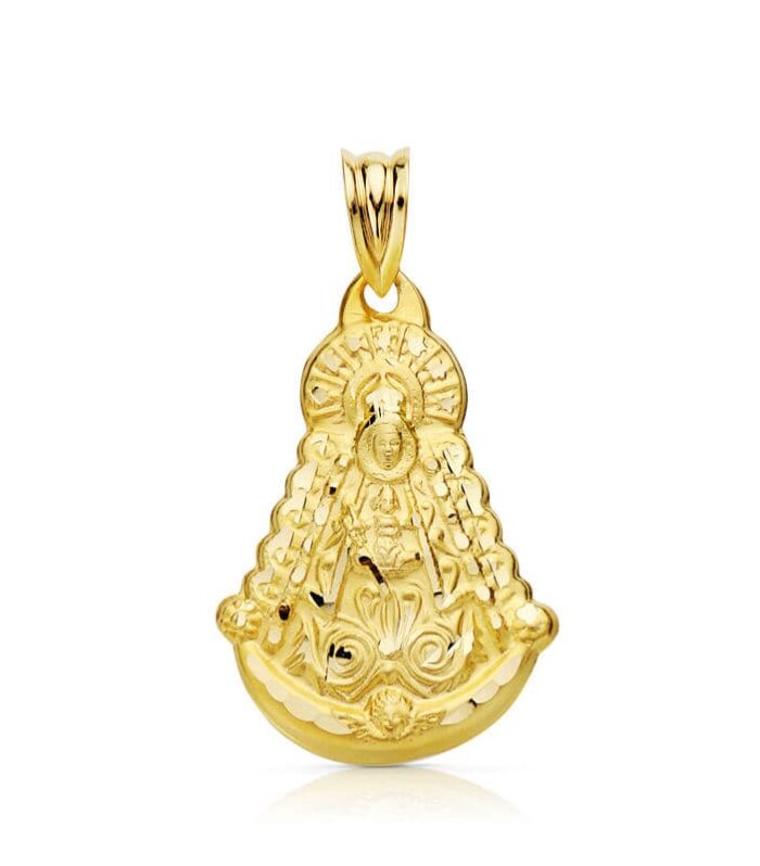 Medalla Virgen del Rocío en oro de 18 kt