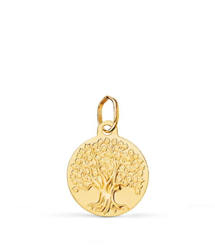 Medalla Árbol de la vida en oro de 18 kt