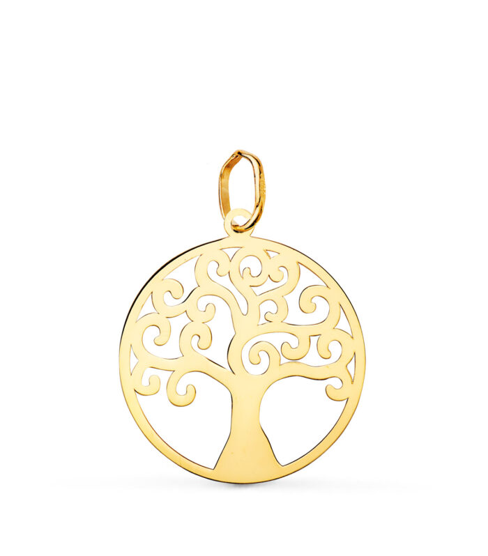 Colgante del Árbol de la vida en oro de 18 kt