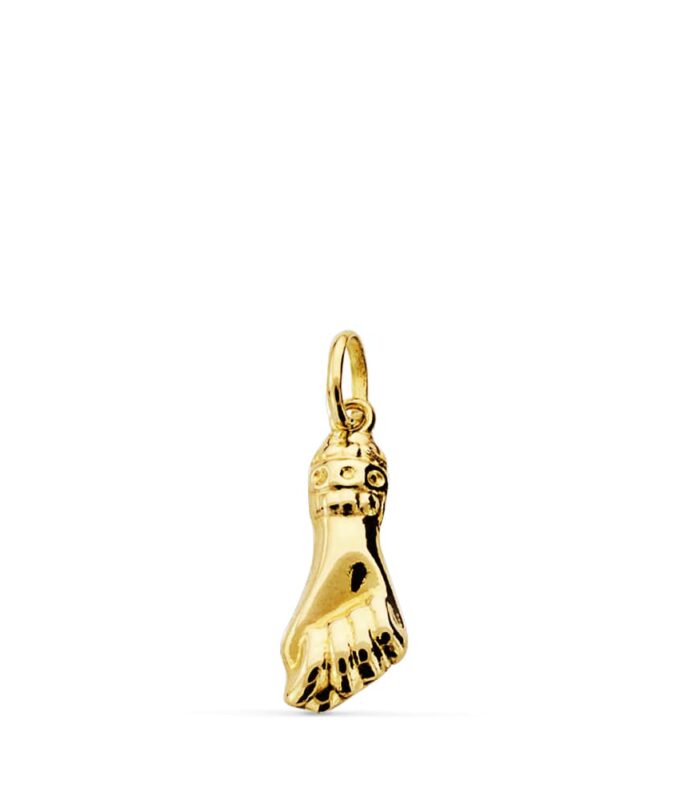 Colgante amuleto puño (higa) en oro de 18 kt