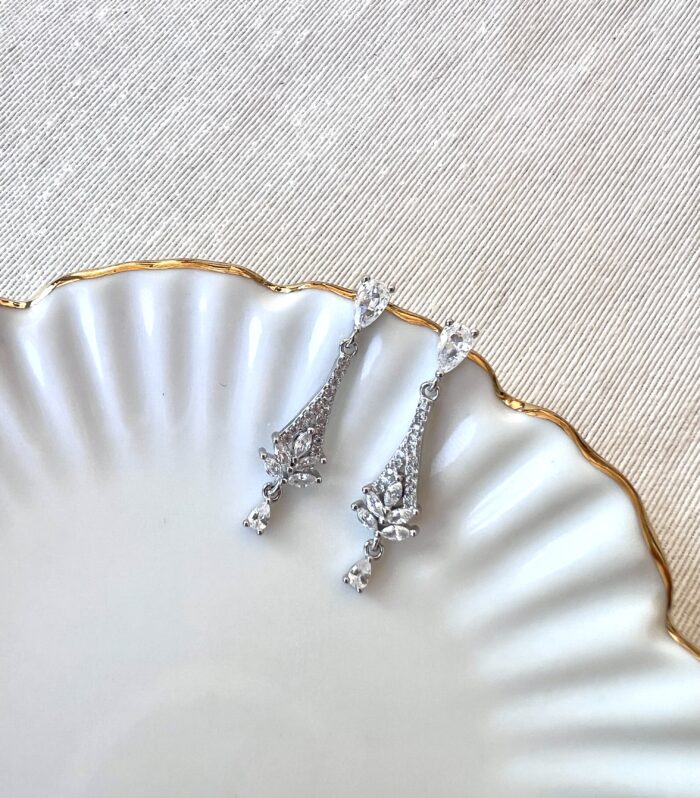 Pendientes plata de ley